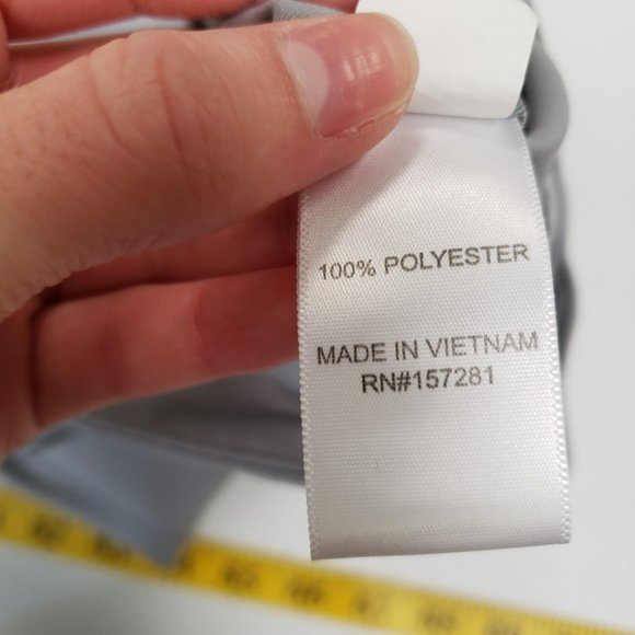 Mizzen Maine Mens Athletic Baron Chino Pants Size 40x32 Gray Tapered Flat Front - Picture 5 of 10